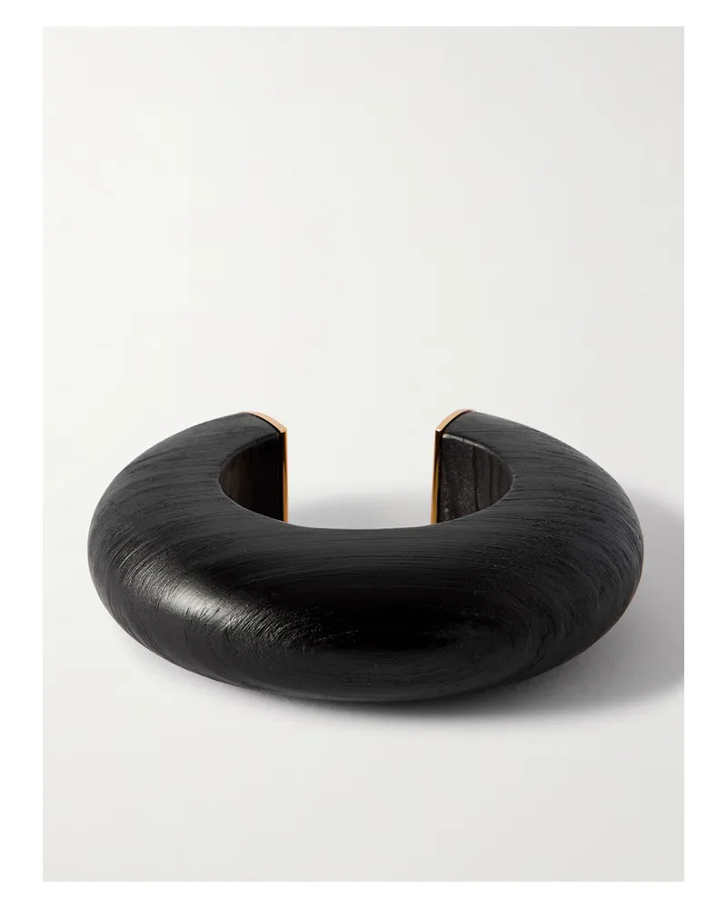 Alaïa Bumper Armspange Aus Holz - Braun Braun