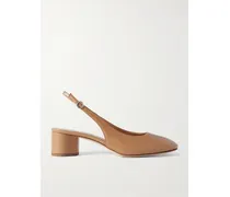 Romy Slingback-pumps Aus Leder - Braun