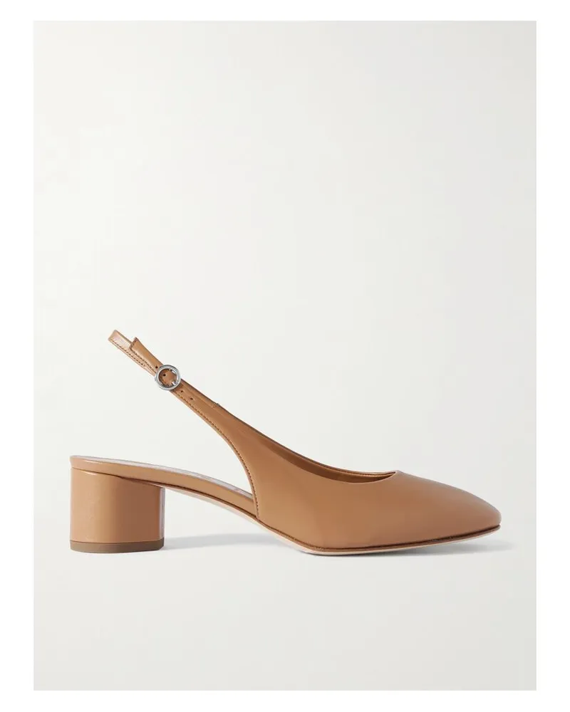 aeyde Romy Slingback-pumps Aus Leder - Braun Braun