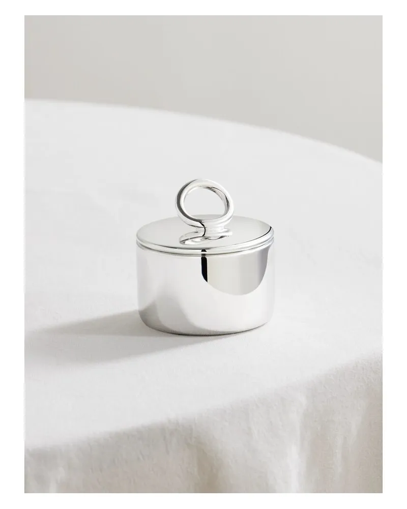 Christofle Vertigo Versilberte Zuckerdose Silber