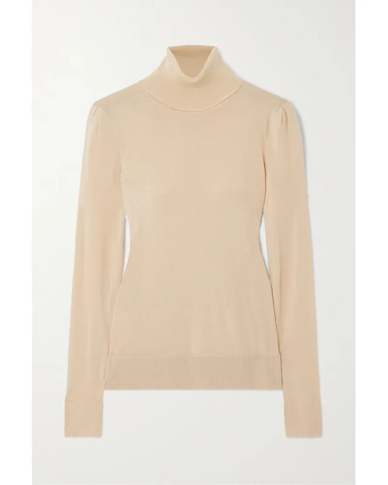 Chloé Rollkragenpullover aus Wolle Neutral