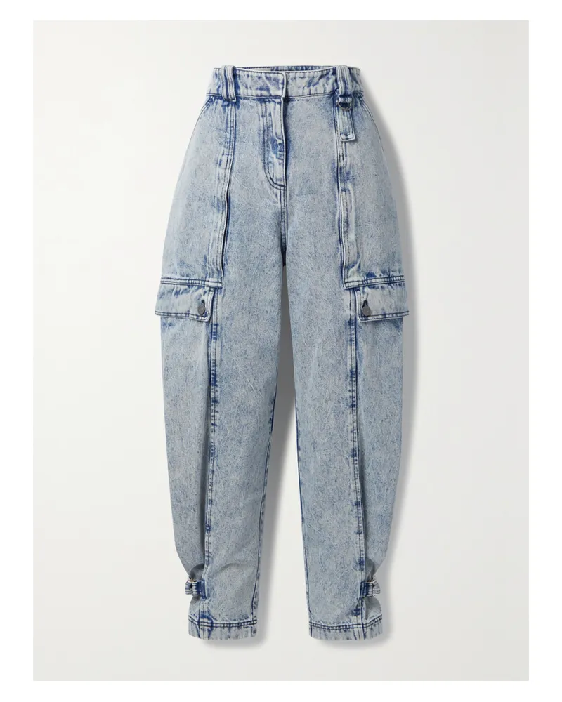 3.1 phillip lim Hoch Sitzende Karottenjeans - Blau Blau