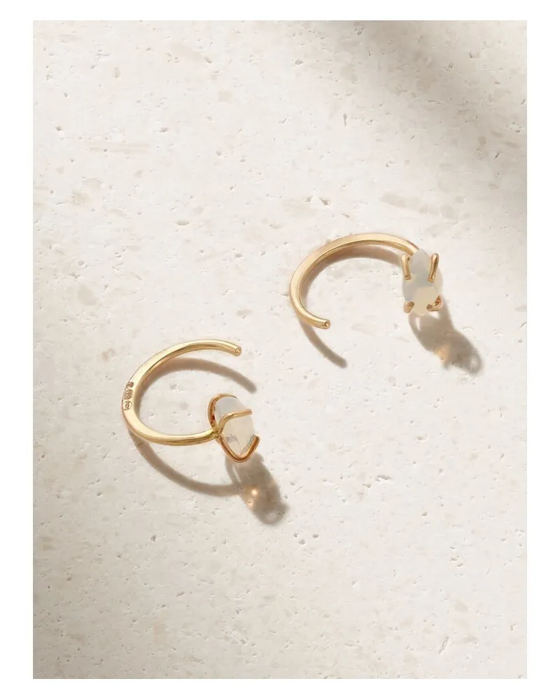 Melissa Joy Manning Ohrringe Aus 14 karat Gold Mit Opalen Gold