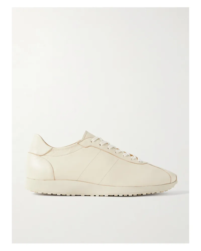 The Row Mica Sneakers Aus Leder - Elfenbein Elfenbein
