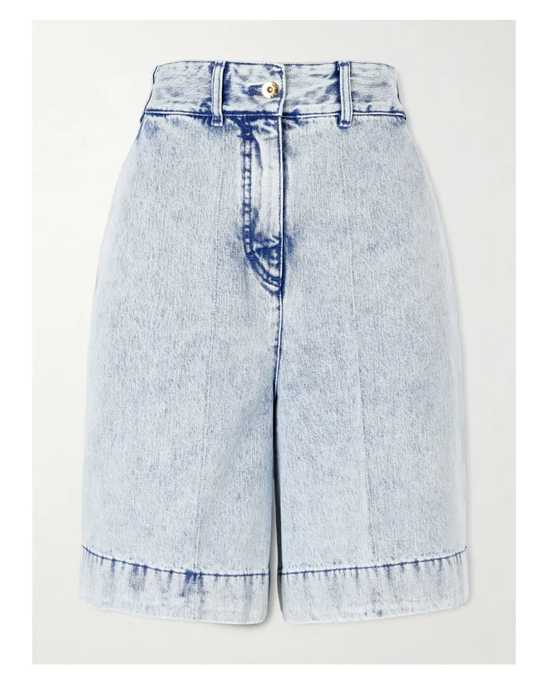Patou Denim Bermuda Shorts - Blue Blue