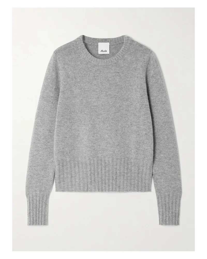 ALLUDE Kaschmirpullover Grau