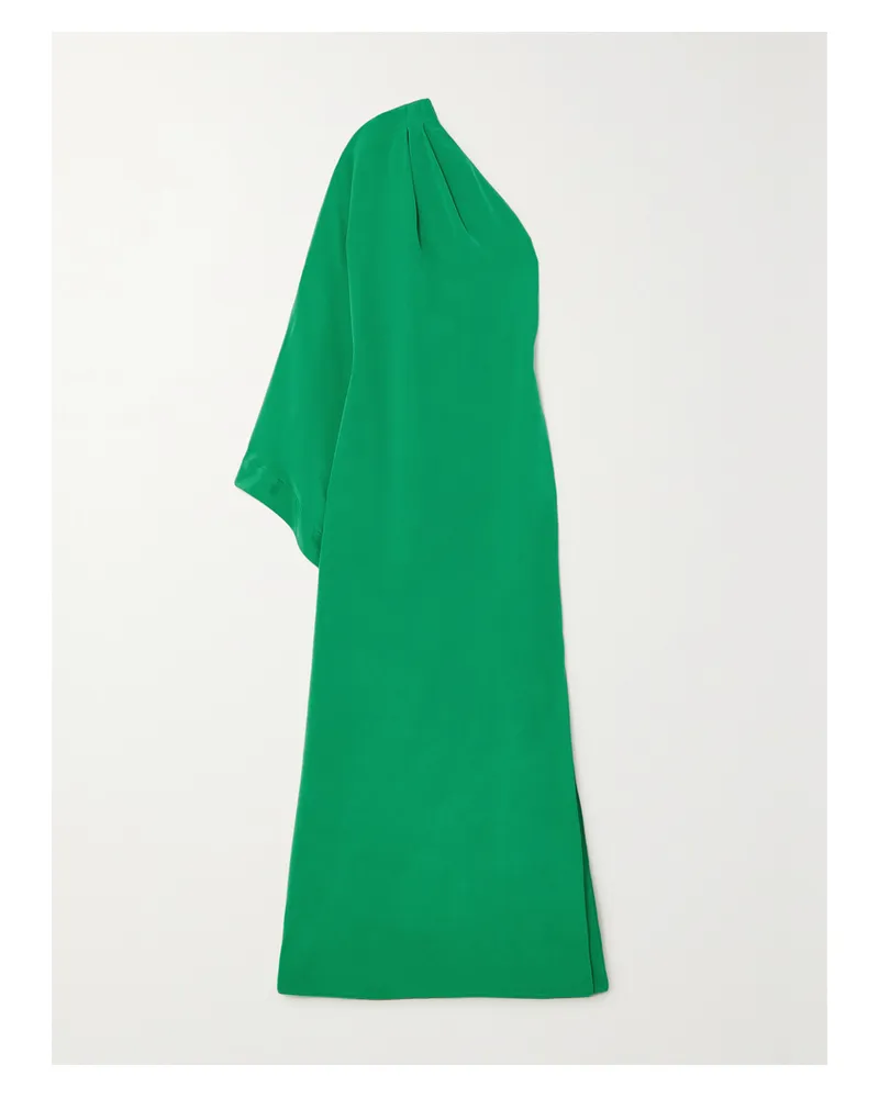 Tom Ford Asymmetrische Robe Aus Seidensatin - Grün Grün