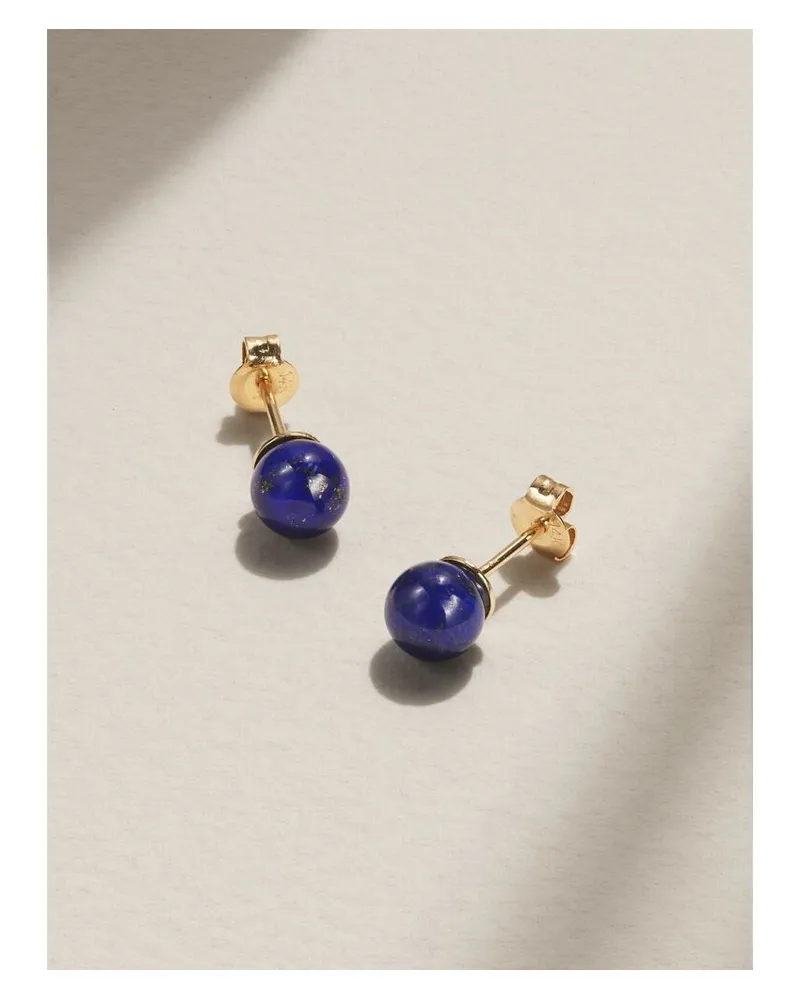 MATEO Ohrstecker Aus 14 karat Gold Mit Lapislazuli Gold