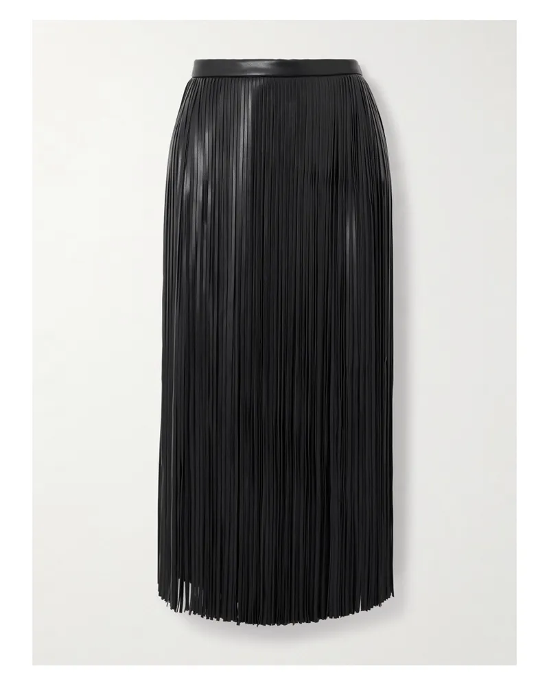 Proenza Schouler Veda Midirock Mit Fransen - Schwarz Schwarz