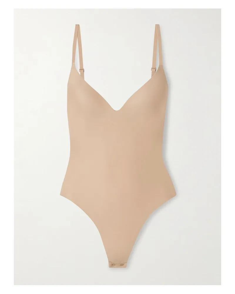 SKIMS Push-up Thong Bodysuit – Clay – Body - Neutral Neutral