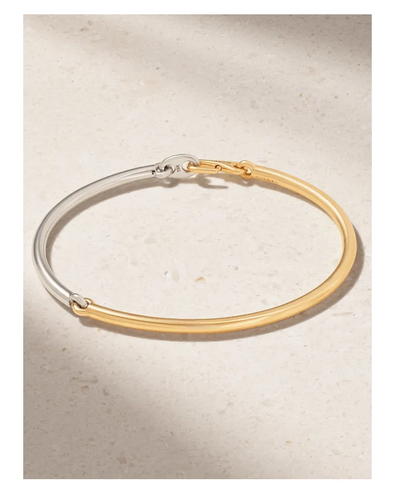 MAOR Equinox Armreif Aus 18 Karat Gelb- Und Weißgold Gold