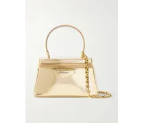 Antigona Metallic Leather Shoulder Bag - Gold