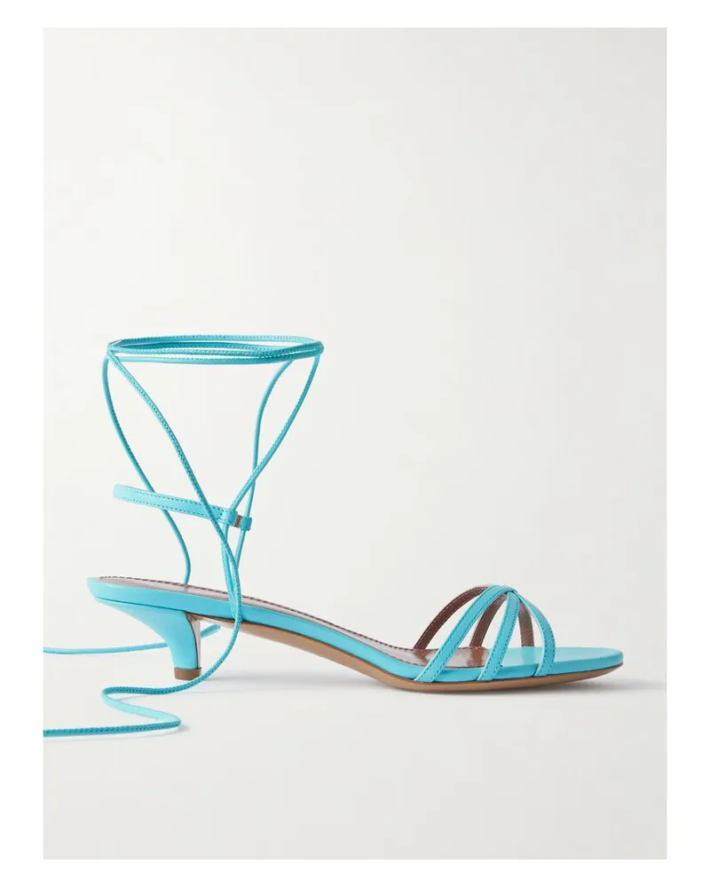 Paris Texas Linda Sandalen Aus Leder - Blau Blau