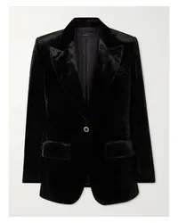 Tom Ford Blazer aus Samt aus Einer Wollmischung Schwarz