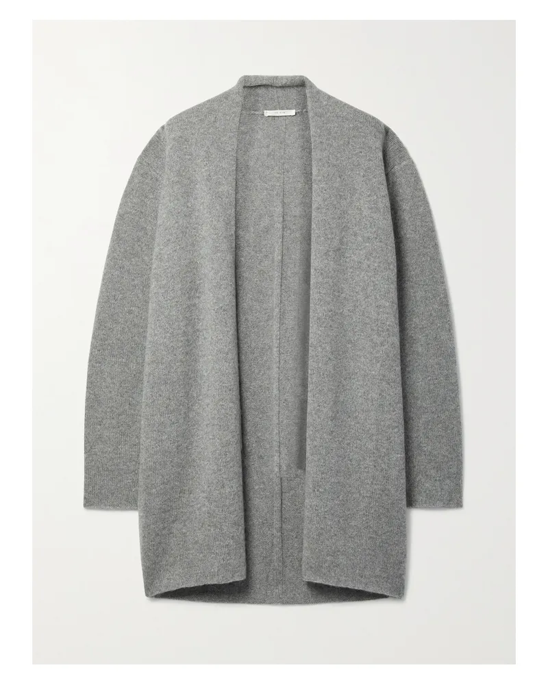 The Row Essentials Fulham Cashmere Cardigan - Gray Gray