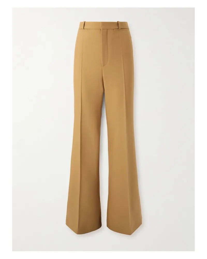 Chloé Hose Mit Geradem Bein Aus Wolle - Braun Braun