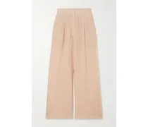 Sohag Leinenhose Mit Weitem Bein - Orange