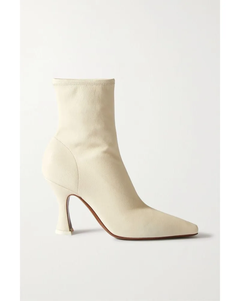 NEOUS Ran Ankle Boots Aus Stretch-leder - Creme Creme