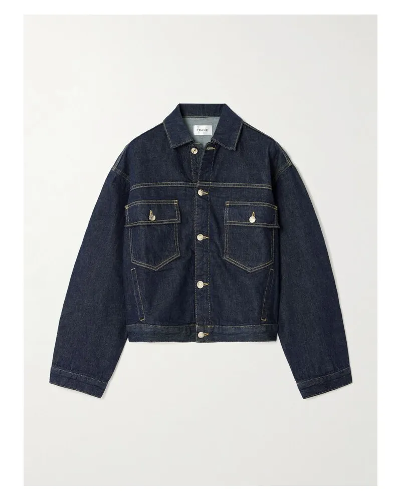 Frame Denim The Boxy Classic Jeansjacke - Blau Blau