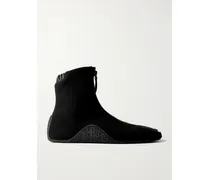 Basket Neoprene High-top Sneakers - Black