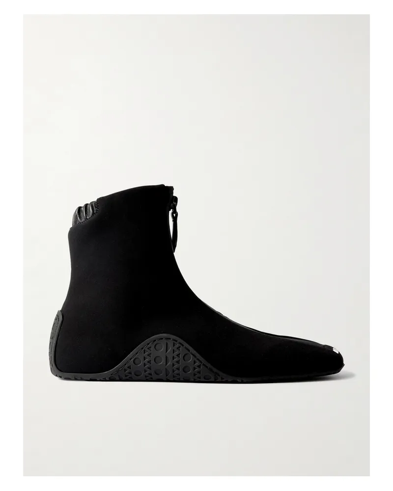 Alaïa Basket Neoprene High-top Sneakers - Black Black