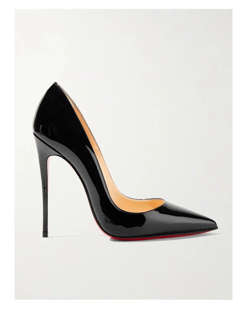 Christian Louboutin So Kate 120 Patent-leather Pumps - Black Black