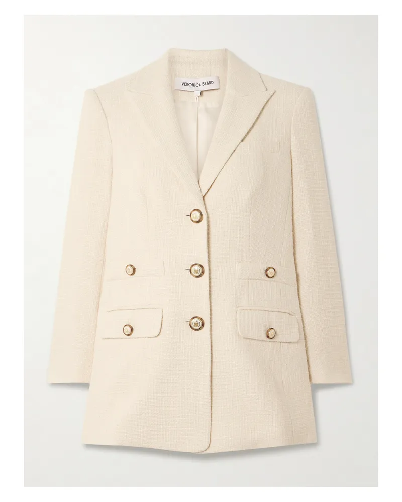 Veronica Beard Terre Dickey Blazer Aus Baumwolle - Ecru Ecru