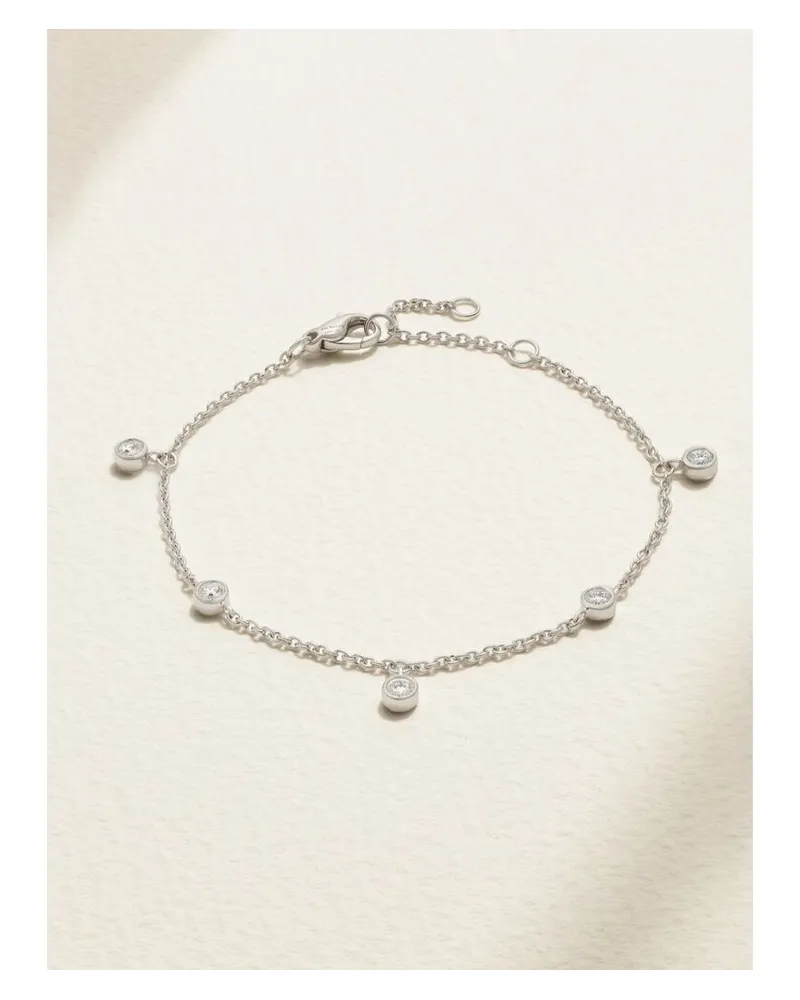 De Beers My First De Beers Clea Armband Aus 18 Karat Weißgold Mit Diamanten Gold