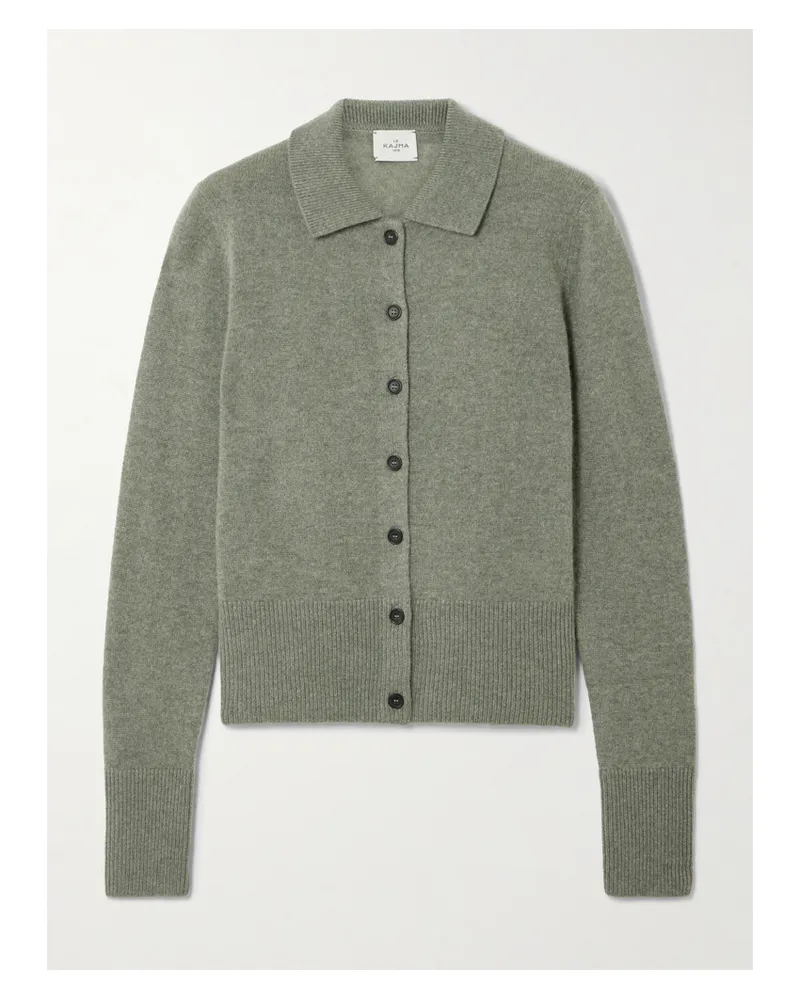 Le Kasha 1918 Fraga Organic Cashmere Cardigan - Green Green