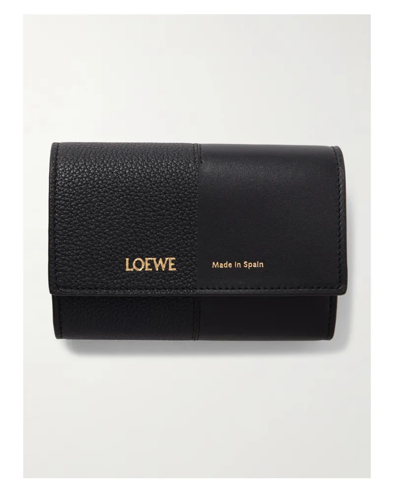 Loewe Leather Wallet - Black Black