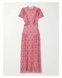 Cefinn Mirabel Maxikleid aus Krepon Pink