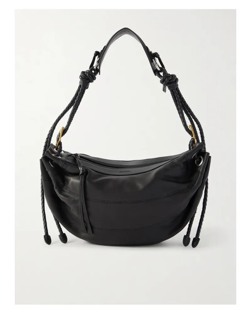 Isabel Marant Maia Leather Shoulder Strap - Black Black