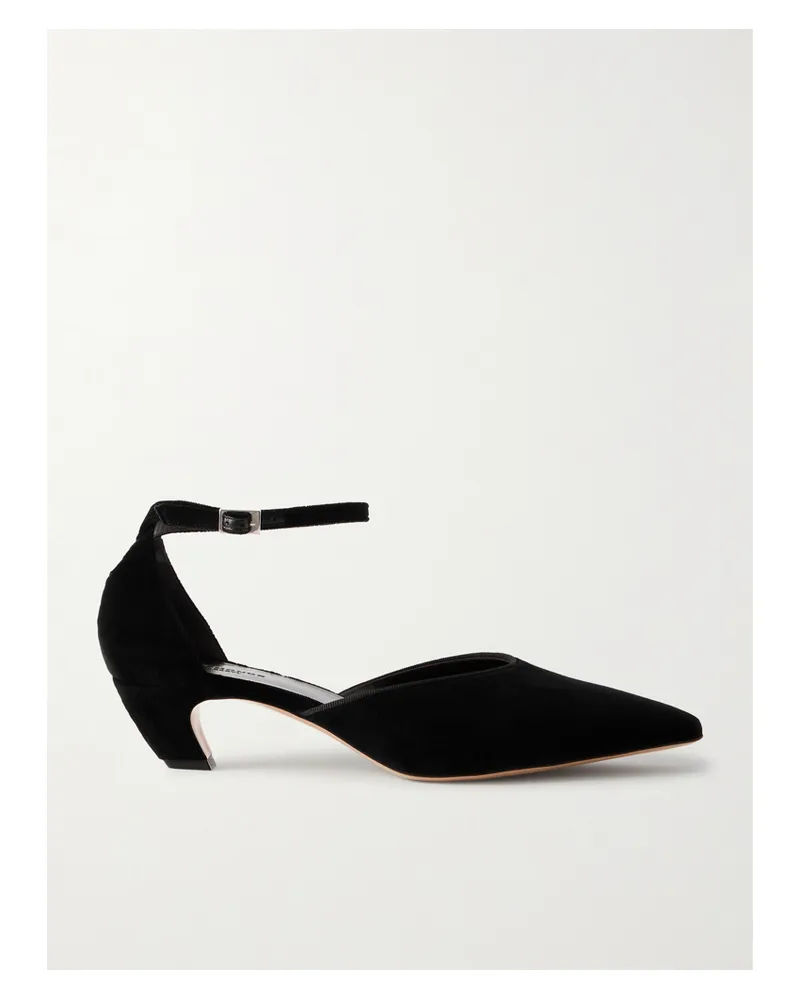 Le Monde Béryl Victoria Pumps Aus Samt - Schwarz Schwarz