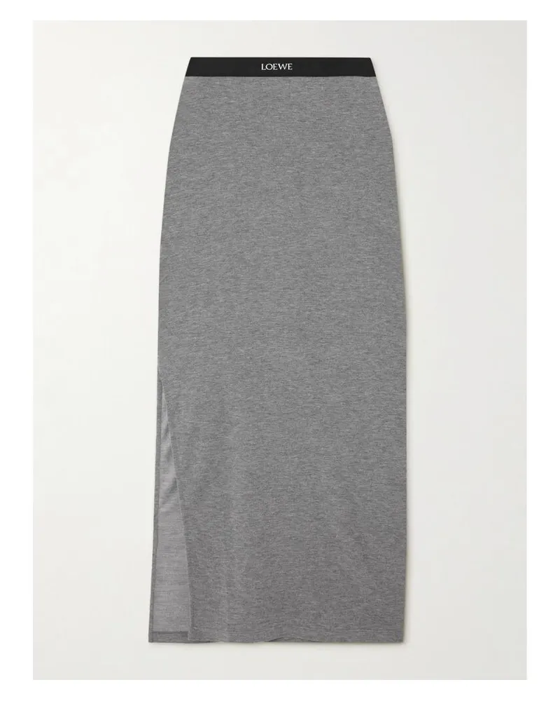 Loewe Midirock Aus Jersey - Grau Grau