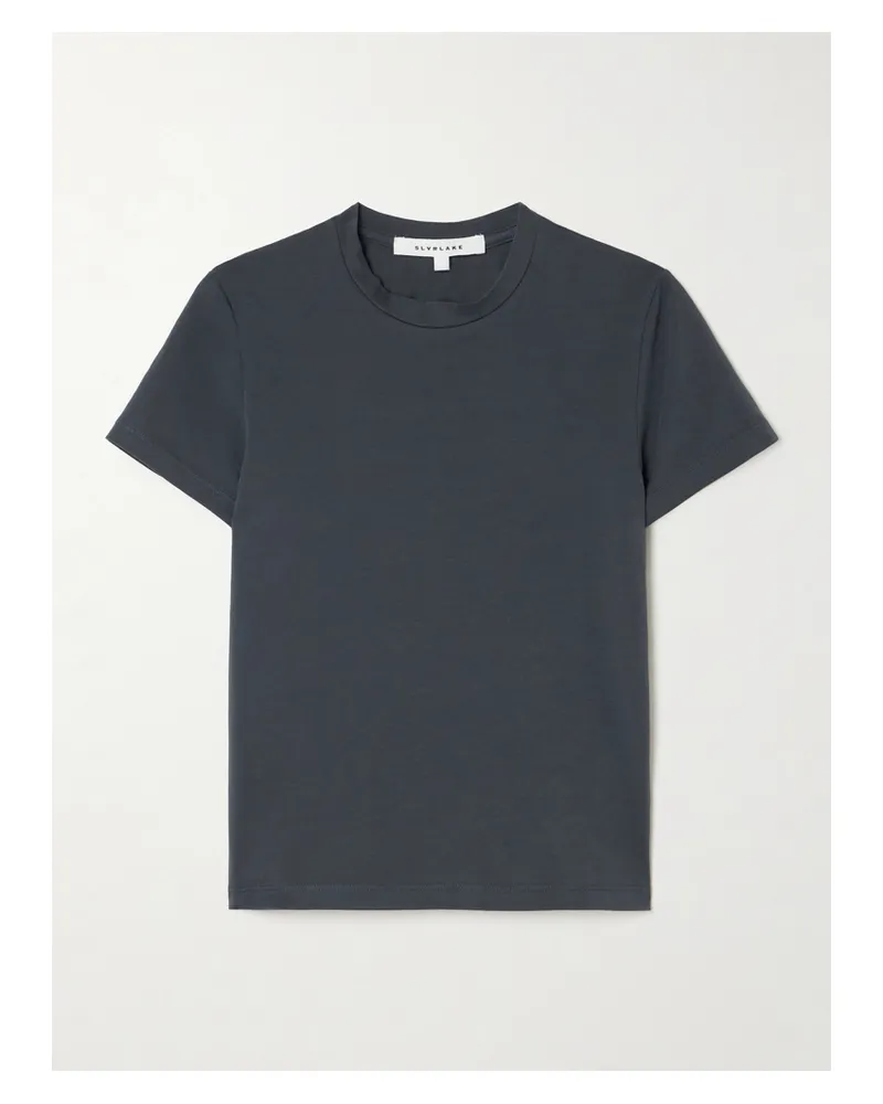SLVRLAKE Cotton-jersey T-shirt - Black Black