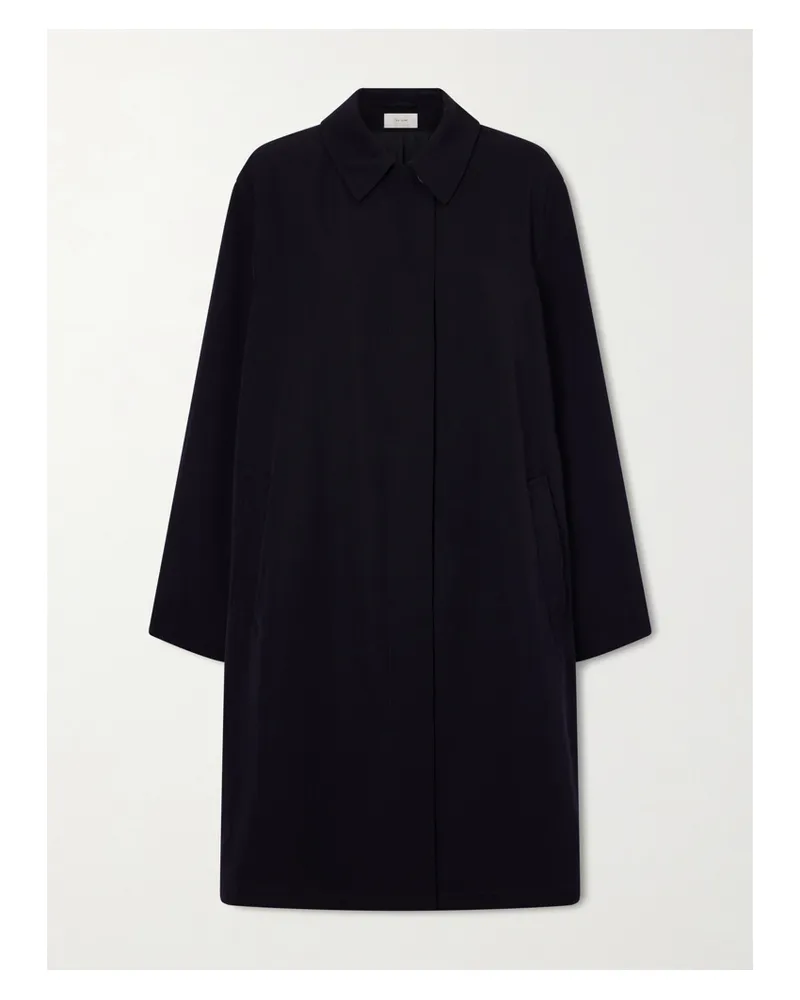 The Row Dayton Wool Coat - Blue Blue