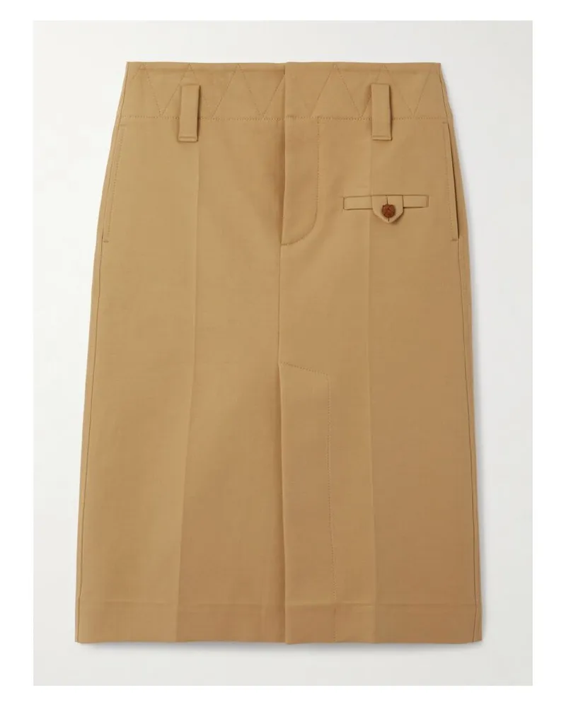 Bottega Veneta Rock Aus Baumwoll-canvas - Braun Braun