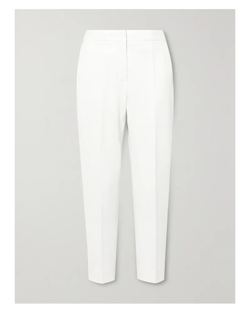 Max Mara Pegno Hose Aus Cady - Weiß Weiß