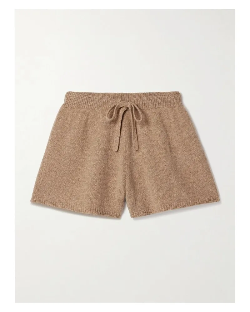 The Elder Statesman Shorts Aus Kaschmir - Braun Braun