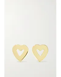 Jennifer Meyer Mini Open Heart Ohrstecker aus 18 Karat Gold