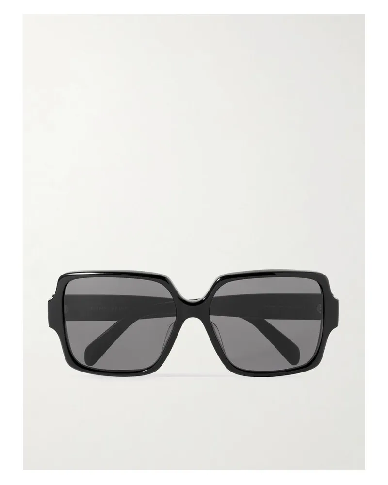 Celine Triomphe Oversized-sonnenbrille Mit Eckigem Rahmen Aus Azetat - Schwarz Schwarz