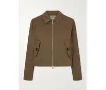 Gabardine Capsule Cotton-blend Jacket - Green