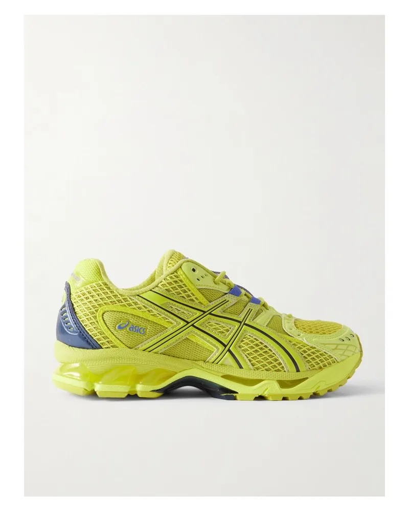 Asics Gel-nimbus 10.1 Sneakers Aus Mesh Mit Metallic-gummibesätzen - Gelb Gelb