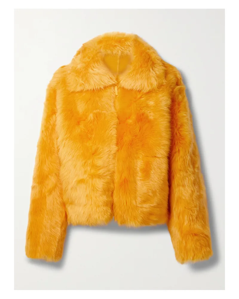 Lafayette148 Wendbare Jacke Aus Shearling - Gelb Gelb