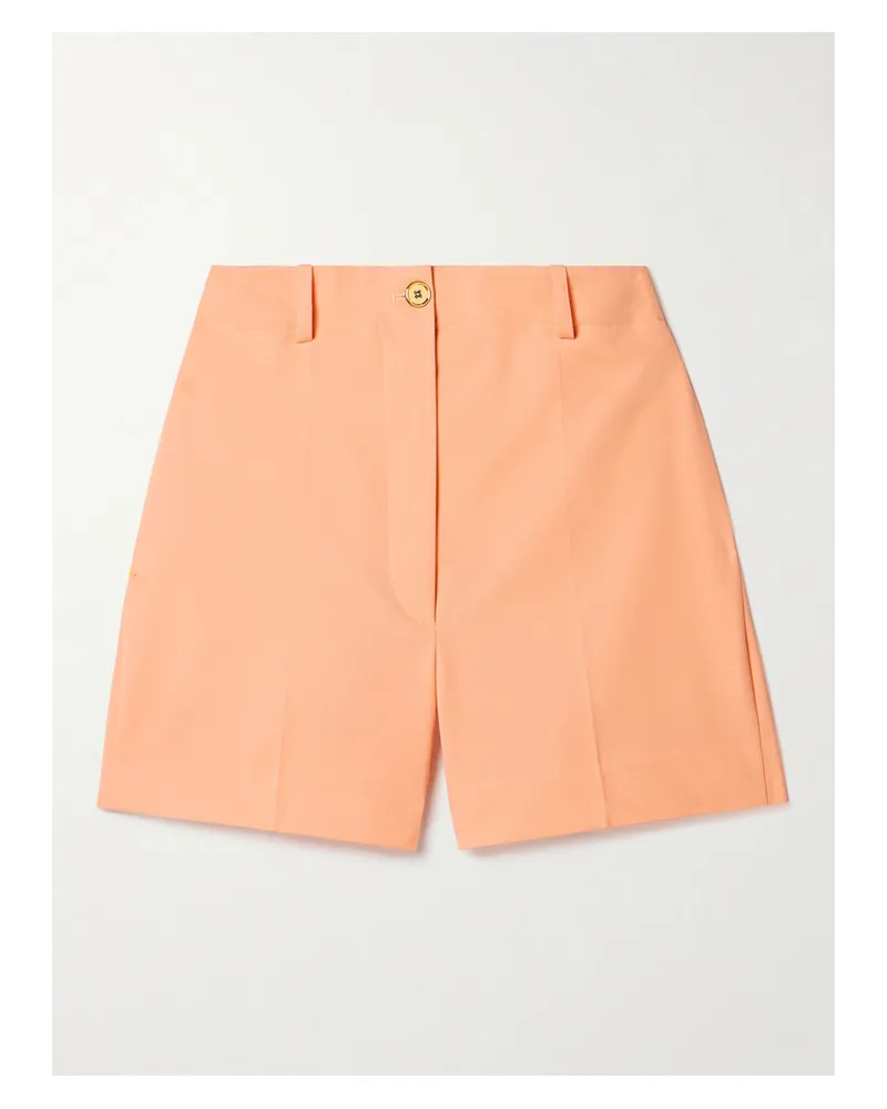 Patou Shorts Aus Twill Aus Einer Wollmischung - Orange Orange