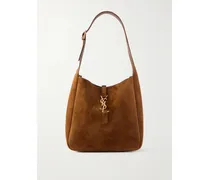 Le 5 À 7 Supple Small Suede Shoulder Bag - Brown