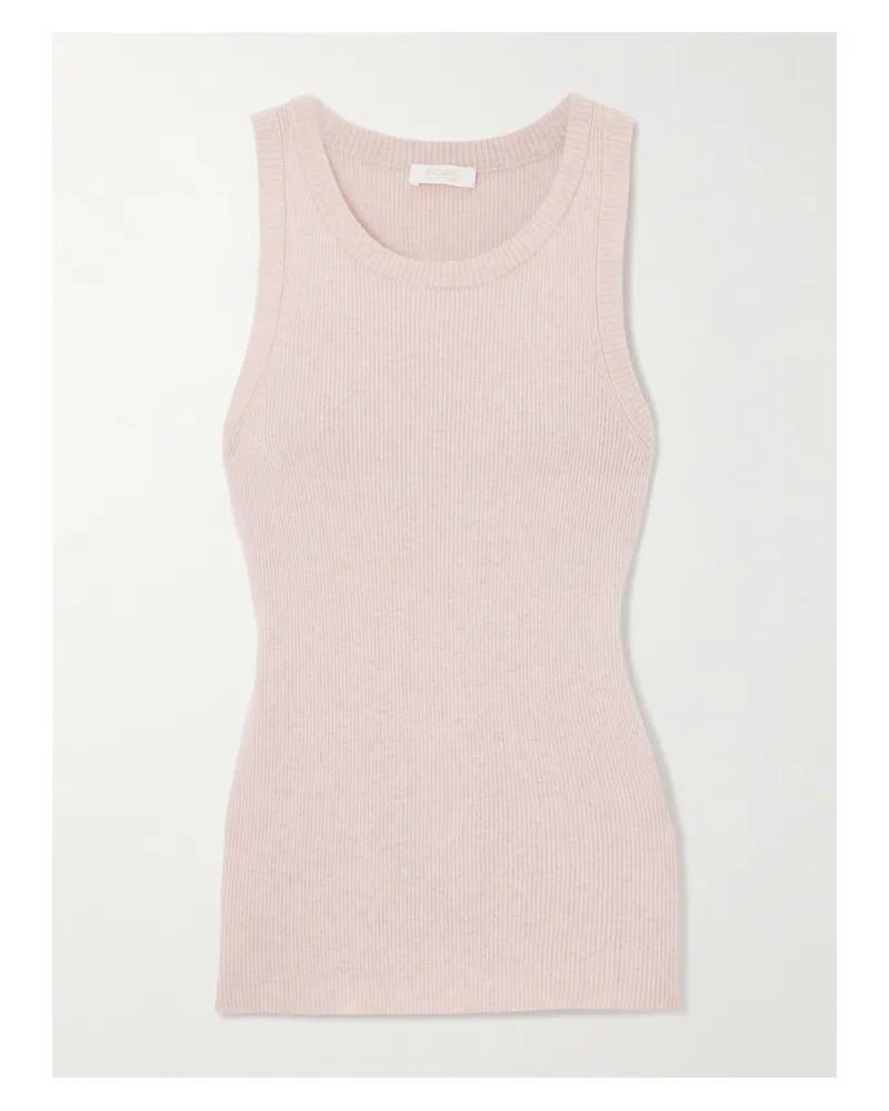 Eres Meli Tanktop Aus Geripptem Kaschmir - Pink Pink