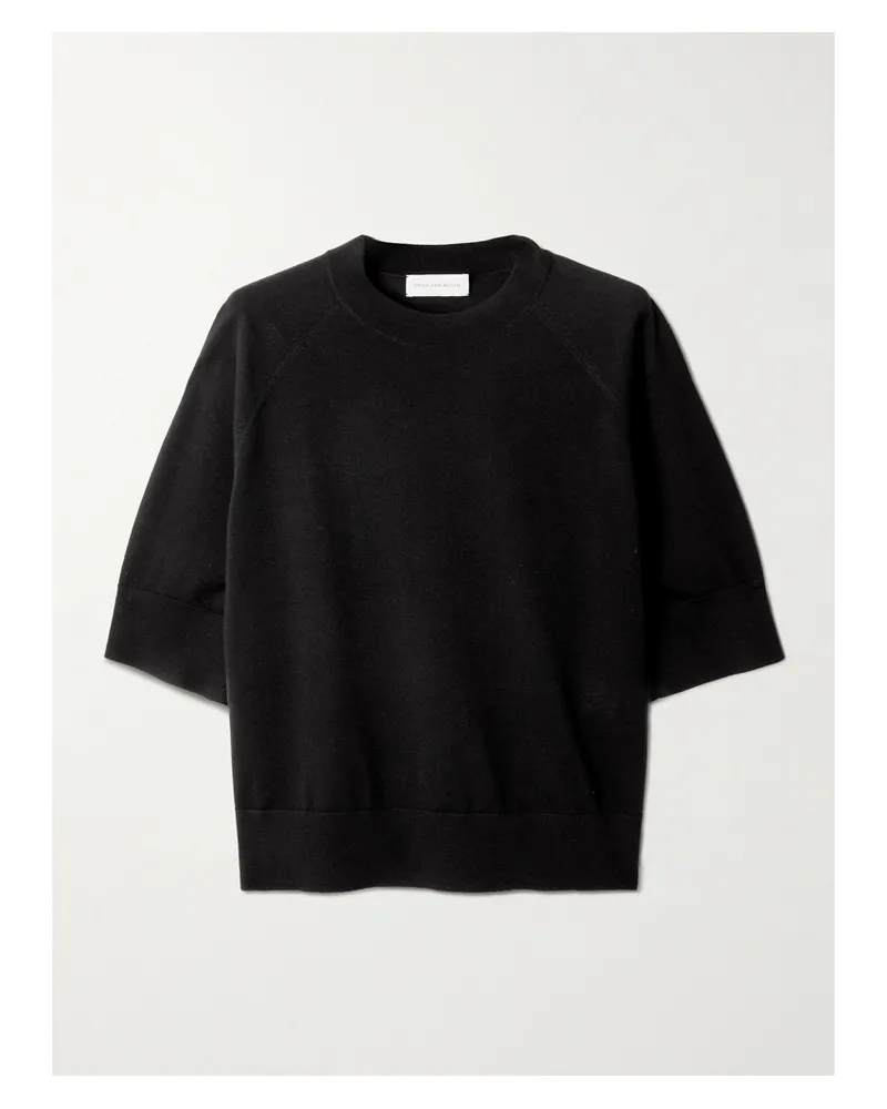 Dries van Noten Pullover Aus Wolle - Schwarz Schwarz