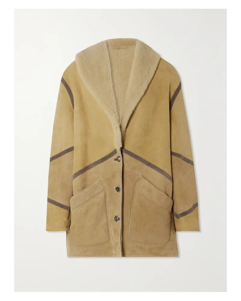 Fortela Felicity Mantel Aus Shearling - Neutral Neutral