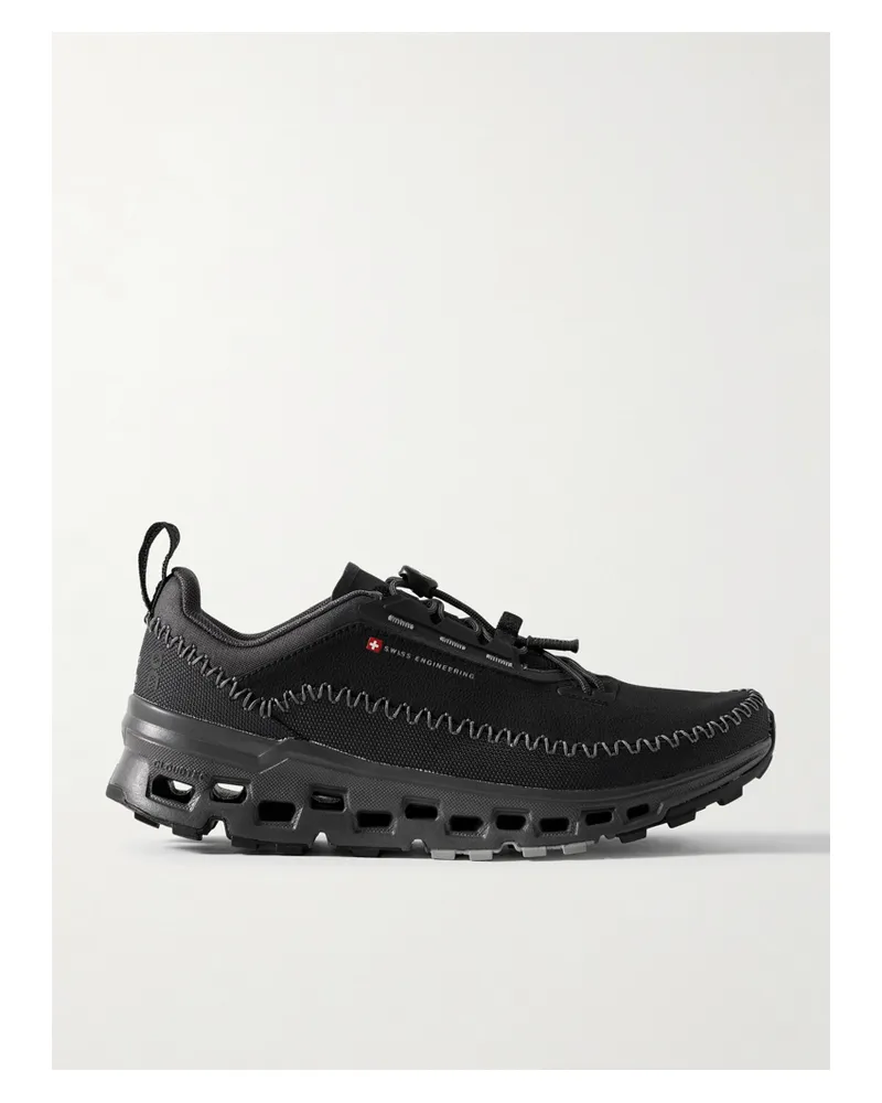 ON Cloudaway 2 Sneakers Aus Recyceltem Mesh - Schwarz Schwarz